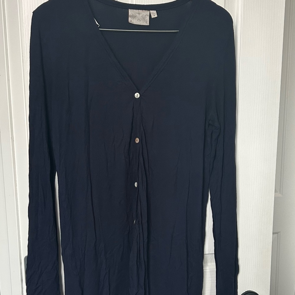 Dantelle Women's Black Button Down Shirt